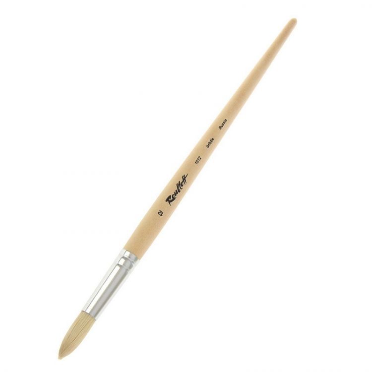 Щетина круглая. удл. ручка № 12 /Roubloff /1612 — PalitraMastera