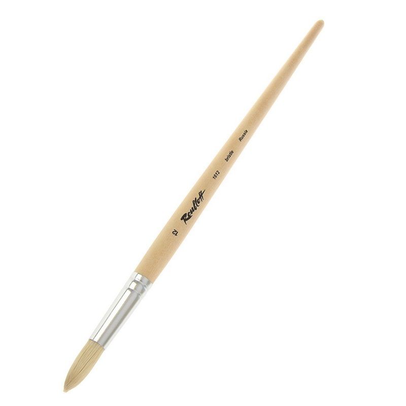 Щетина круглая. удл. ручка № 12 /Roubloff /1612 фото 1 — PalitraMastera