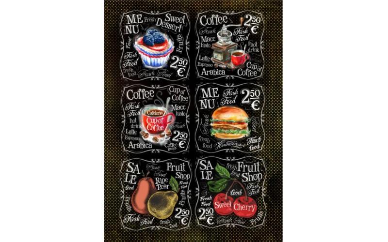 Рисовая бумага для декупажа "Craft Premier", A3, 25г/м, "Фреш фуд" CPD0536 фото 1 — PalitraMastera