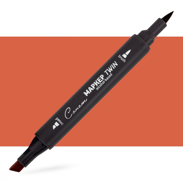 Маркер спиртовой Сонет Twin Brush, красный светлый — PalitraMastera