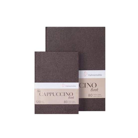 Hahnemuhle Блокнот для набросков &quot;Cappuccino&quot;, 120 г/м2, А5, 40 л, светло-коричневый, жёсткая обложка — PalitraMastera