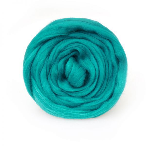 Полутонкая шерсть100% светлая лагуна 354, 100 гр для валяния фото 1 &mdash; PalitraMastera