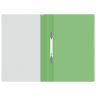 Папка-скоросшиватель пластик. OfficeSpace, А4, 120мкм, зеленая с прозр. верхом Fms16-3_11691 фото 2 — PalitraMastera