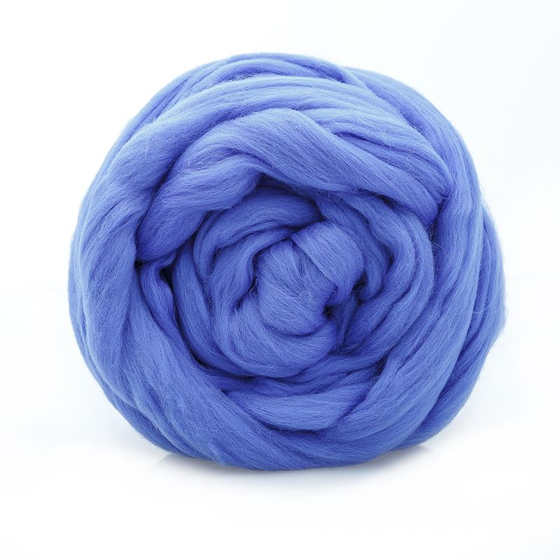 Пряжа ТР ГЛ Тонкая  для валяния, 100% мериносовая шерсть 100 г, лесной колокольчик фото 1 &mdash; PalitraMastera