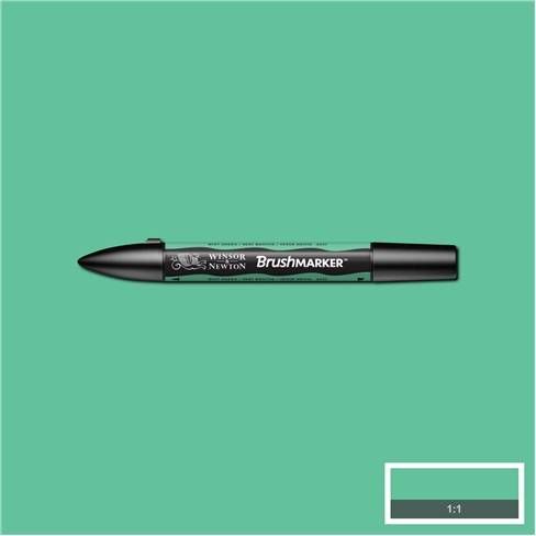 Winsor&Newton  Маркер художественный Brush, зеленая мята фото 1 — PalitraMastera