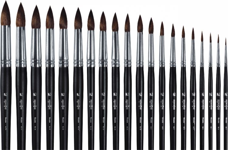 Профи кисть Белка кр. № 03 d-2.0/10 — PalitraMastera