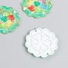 Декор для творчества пластик "Кружевной цветок" зелёный 3,2х3,3 см  7985182 фото 2 — PalitraMastera