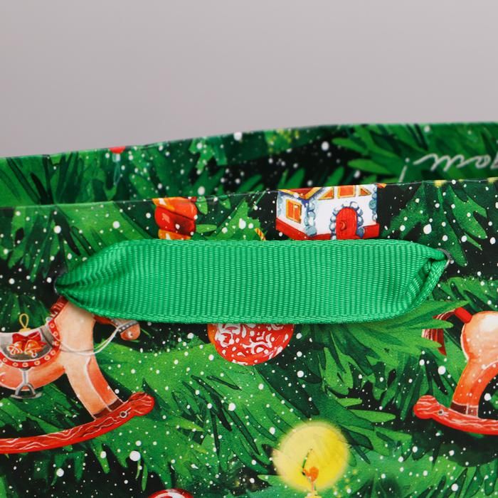 Пакет ламинированный горизонтальный «Ёлочка нарядная», S 15 * 12 * 5.5 см  4843465 — PalitraMastera