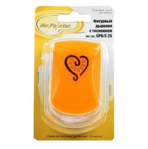 Mr.Painter CPB/E-25 Фиг. дырокол с тиснением 06 "Сердце" АКЦИЯ!!! фото 1 &mdash; PalitraMastera