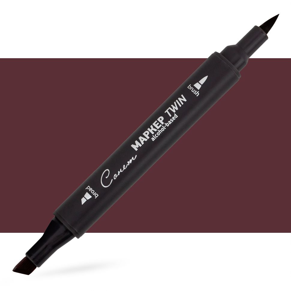 Маркер спиртовой Сонет Twin Brush, красновато-коричневый фото 1 &mdash; PalitraMastera