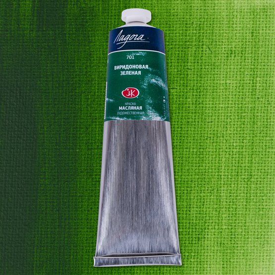 Виридоновая зеленая Ладога масло 120мл — PalitraMastera