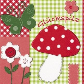 Салфетки бумажные для декупажа, 33х33 см, &quot;Счастья и удачи&quot; — PalitraMastera