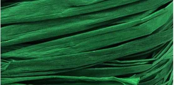 FOLIA Рафия  натуральная, изумрудный, моток 50г--- — PalitraMastera