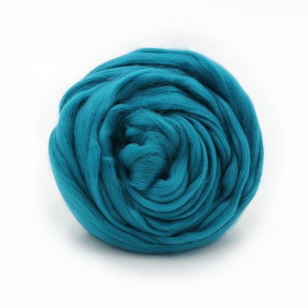 Полутонкая шерсть 100% изумруд 335, 100 гр для валяния фото 1 &mdash; PalitraMastera