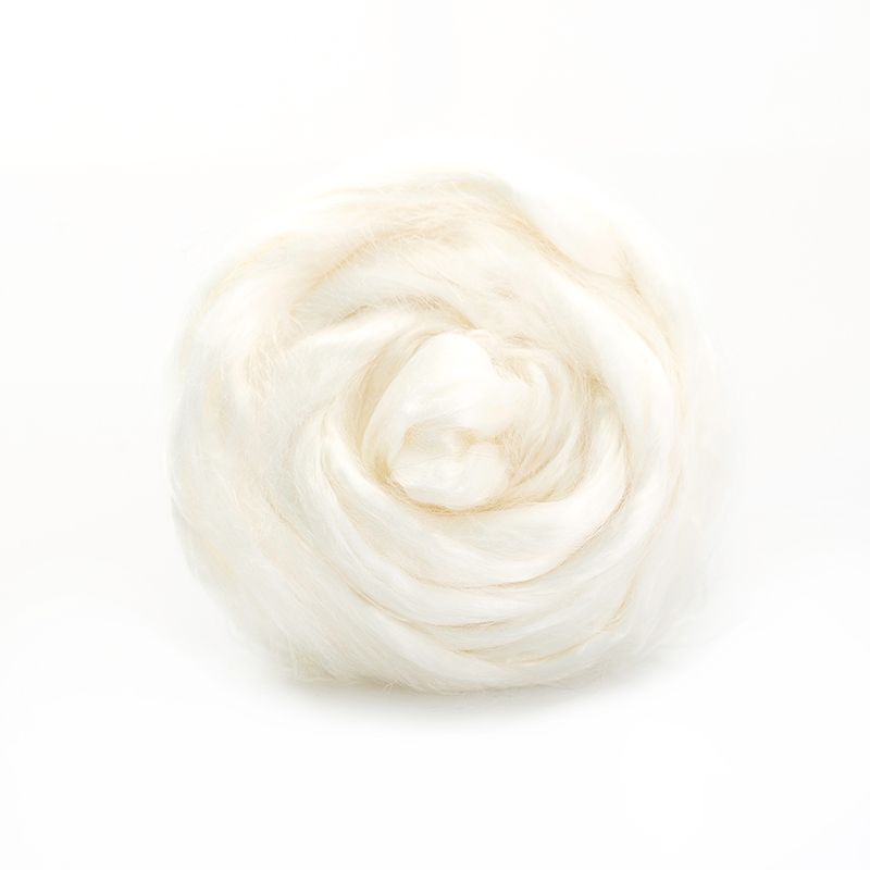 Пряжа ТР "Вискоза" для валяния 100% вискоза 50 г, отбелка 880163 фото 1 &mdash; PalitraMastera