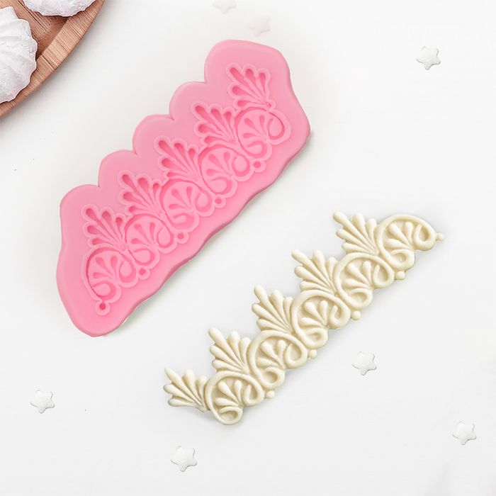 Молд силиконовый «Тесьма», 17*6,5 см, цвет МИКС — PalitraMastera