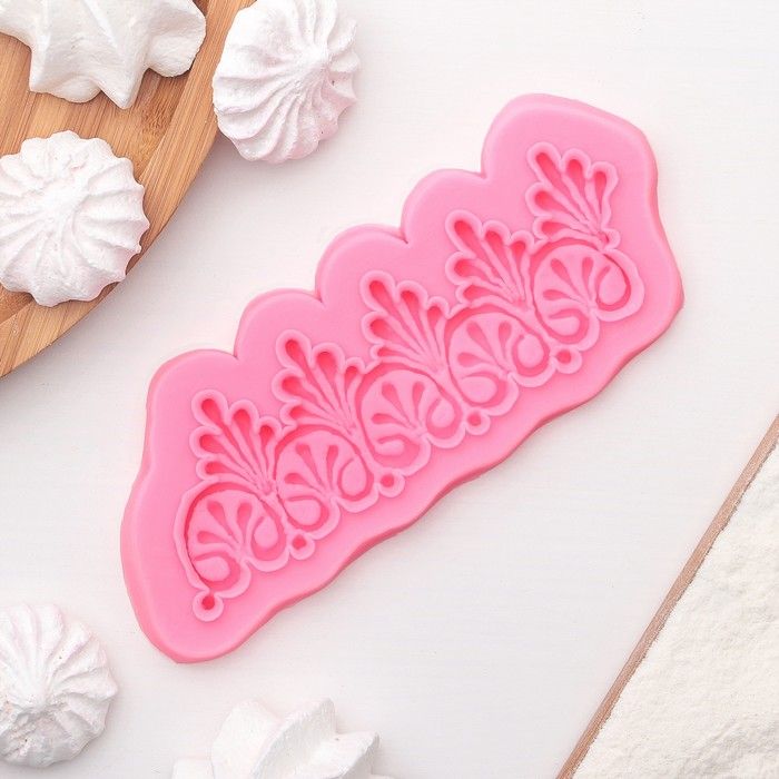 Молд силиконовый «Тесьма», 17*6,5 см, цвет МИКС — PalitraMastera