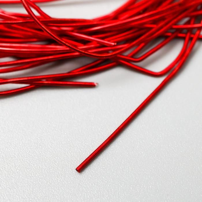 Канитель мягкая, гладкая 0.5 мм глянцевая, бургундский 5 гр 6708989 — PalitraMastera