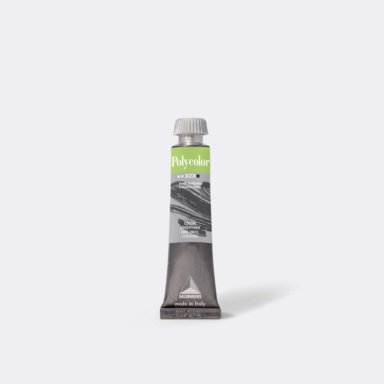 Краска акриловая Поликолор зеленый желтоватый — PalitraMastera