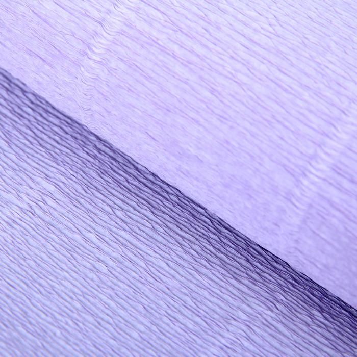 Бумага гофрированная 592 светло-сиреневая, 50 см х 2,5 м 1150118 фото 1 &mdash; PalitraMastera