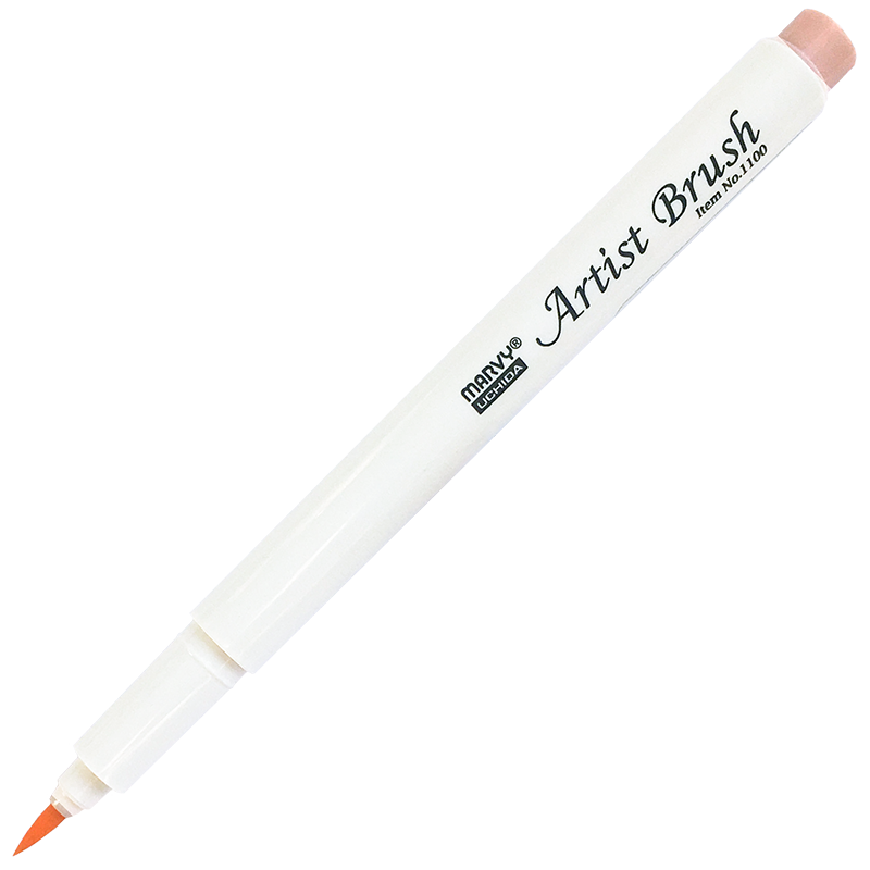 Маркер-кисть, акварельные чернила на водной основе Pale Pink MAR1100/47 /Marvy фото 1 — PalitraMastera