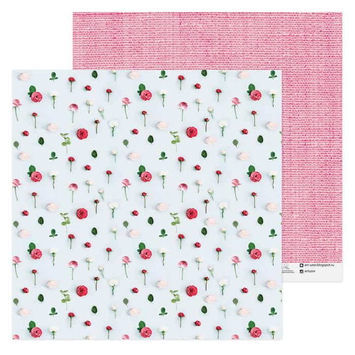 Бумага для скрапбукинга 30,5*30,5 Розы  2885081 фото 1 &mdash; PalitraMastera