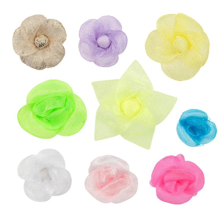 25 Р Цветок розочка мелк. 1 шт №002 розовые АКЦИЯ!!! — PalitraMastera