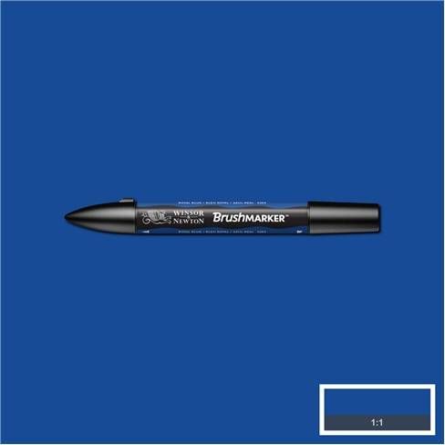 Winsor&amp;Newton  Маркер художественный Brush, королевский голубой — PalitraMastera