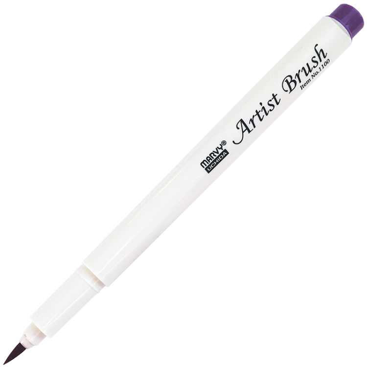 Маркер-кисть, акварельные чернила на водной основе Pale Violet MAR1100/31 /Marvy — PalitraMastera