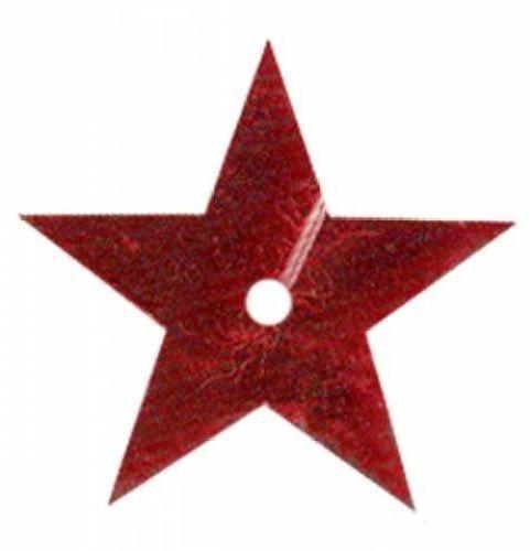 Пайетки &quot;звездочки&quot; 20мм, &quot;Астра&quot; 10г (3 красный) — PalitraMastera