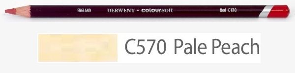 Цветной карандаш Coloursoft, мягкий, С570 персиковый палевый,  круглый корпус 8 мм, грифель - 4 мм. фото 1 &mdash; PalitraMastera