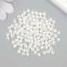Бисер стекло 4 мм "Капелька. Белое облако" 10 гр  9627175 фото 2 — PalitraMastera