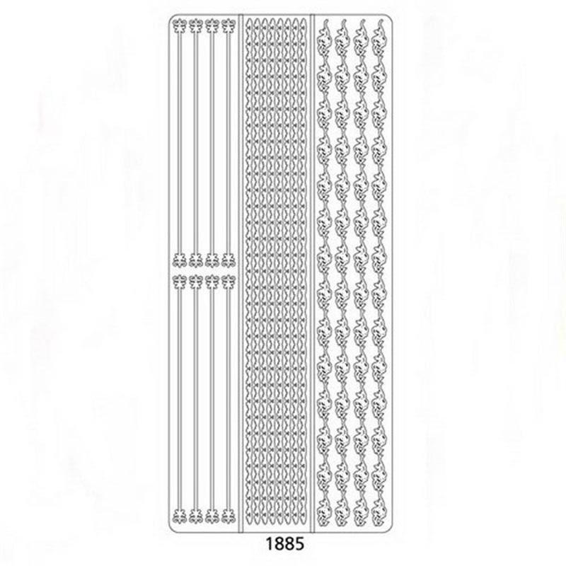 Наклейки "Бордюры, углы" / Золото фото 1 &mdash; PalitraMastera