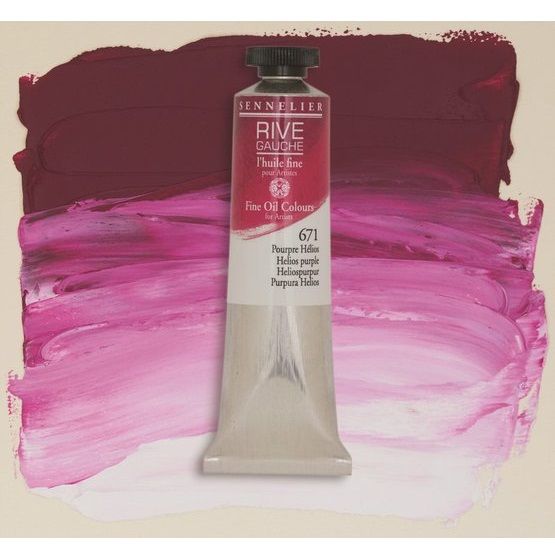 Масляная краска Sennelier «Rive Gauche», туба 40 мл, пурпурный яркий — PalitraMastera