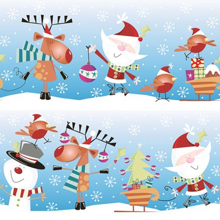 Салфетки - трехслойные, Daisy,  коллекция "Рождество", 20 шт., 33х33 см, забавные санта олень снегов фото 1 &mdash; PalitraMastera