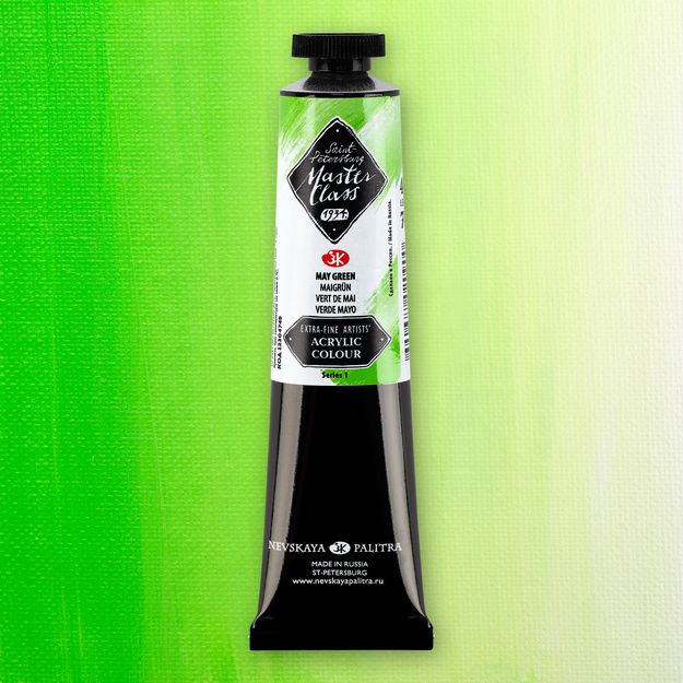 Майская зеленая акрил Мастер-Класс 46 мл — PalitraMastera