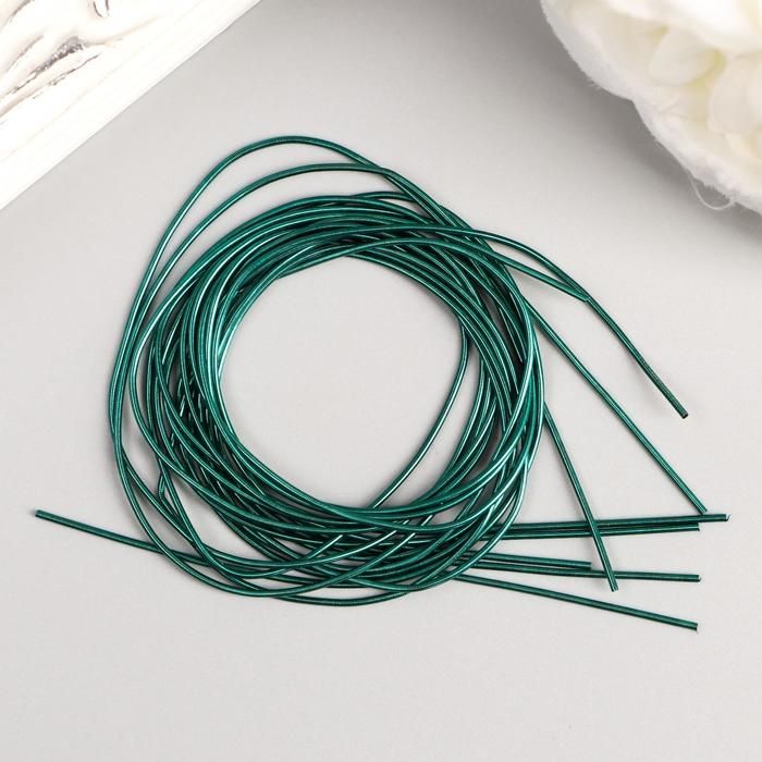 Канитель мягкая, гладкая 0,7 мм, глянец, яркая бирюза 5 гр 5152687 — PalitraMastera