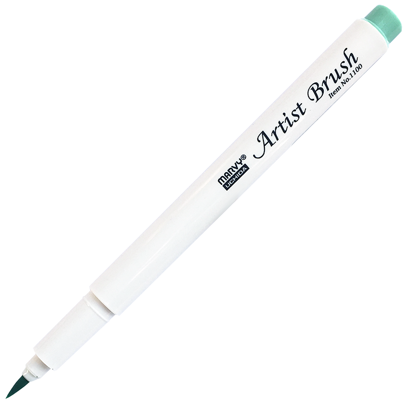 Маркер-кисть, акварельные чернила на водной основе Pappermint MAR1100/70 /Marvy фото 1 — PalitraMastera