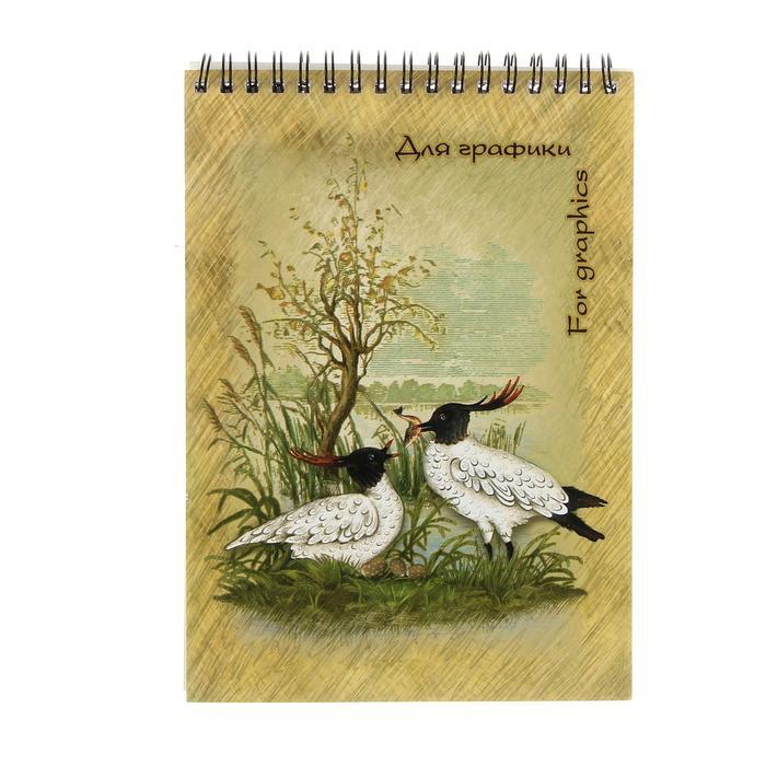 Блокнот для графики  "Журавль"  А-5 20 л.  /ЛХ фото 1 &mdash; PalitraMastera
