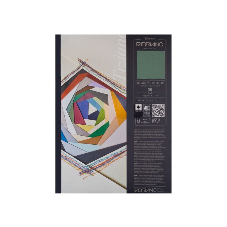 Бумага для пастели Tiziano 160г/м.кв 21x29,7см сальвия — PalitraMastera