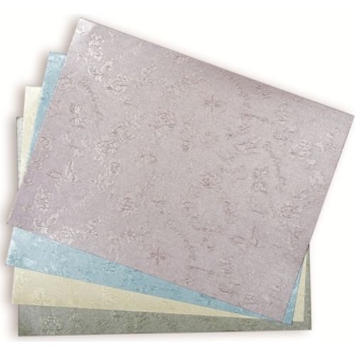 Эмбоссированная бумага БАБОЧКИ 15*20см, 4 цвета 1 лист SCB 2020642 АКЦИЯ!!! фото 1 &mdash; PalitraMastera