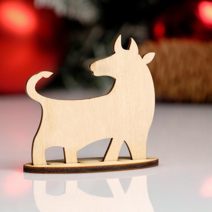 Заготовка &quot;Бык внимательный&quot;, на подставке 5296916 — PalitraMastera