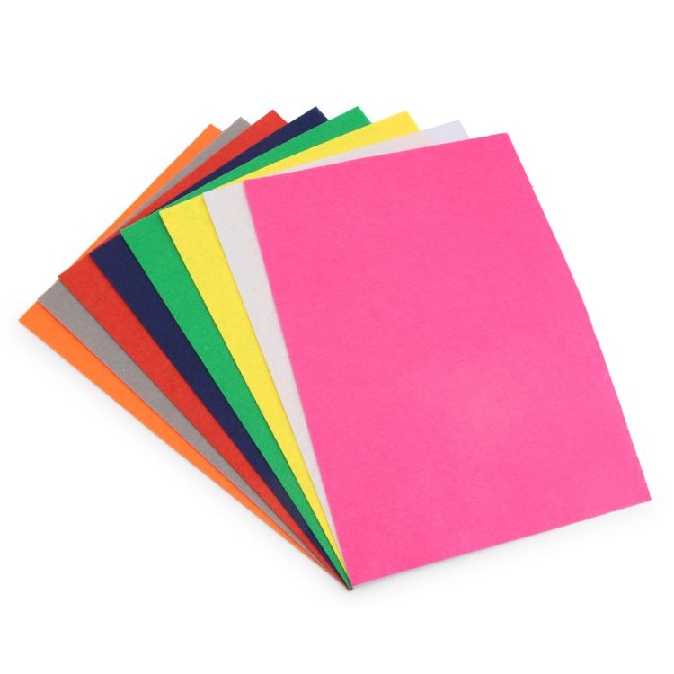 Фетр листовой мягкий ассорти, 1.0мм, 20х30см, 8шт/упак, Astra&amp;Craft (5) — PalitraMastera