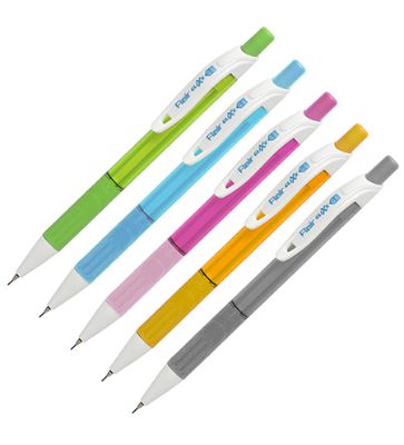 Карандаш автомат. &quot;Flair&quot; CLIXX 0.5мм, с грипом, корпус асс.цв., в блистере + грифели — PalitraMastera