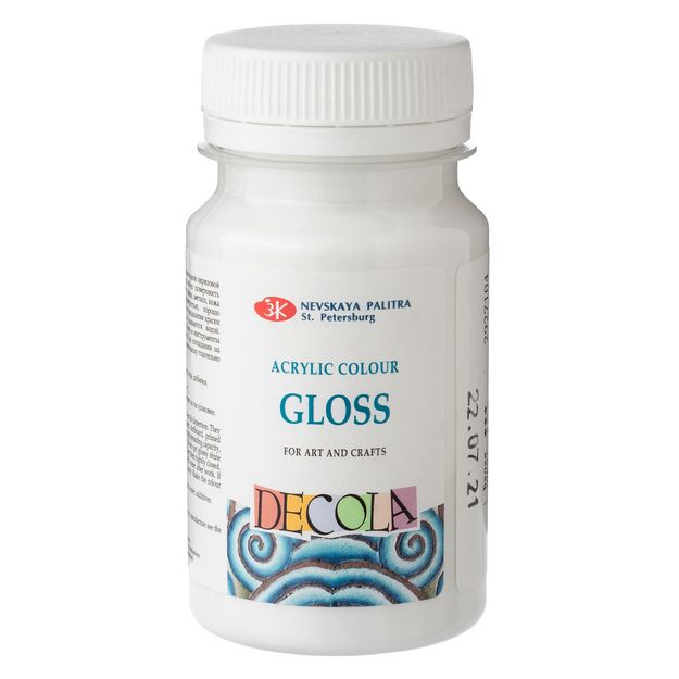 Белая акрил глянцевый Декола 100 мл — PalitraMastera