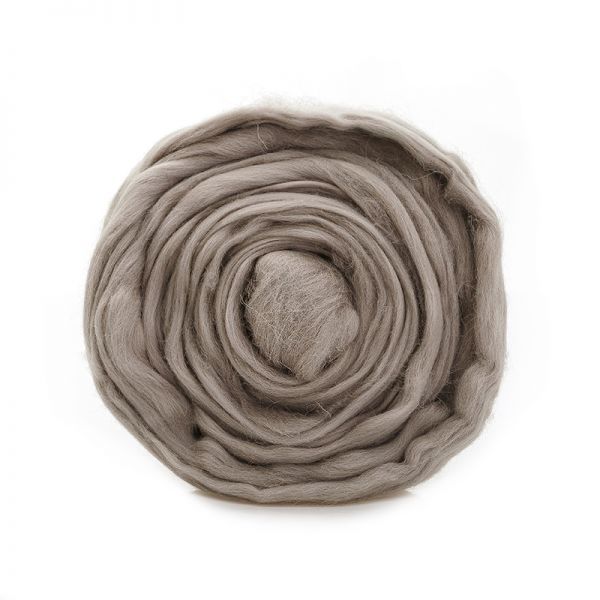 Полутонкая шерсть 100% мокко 161, 100 гр для валяния &mdash; PalitraMastera