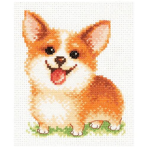 16-18 Набор для вышивания Чудесная игла "Улыбашка" 10*13см фото 1 &mdash; PalitraMastera