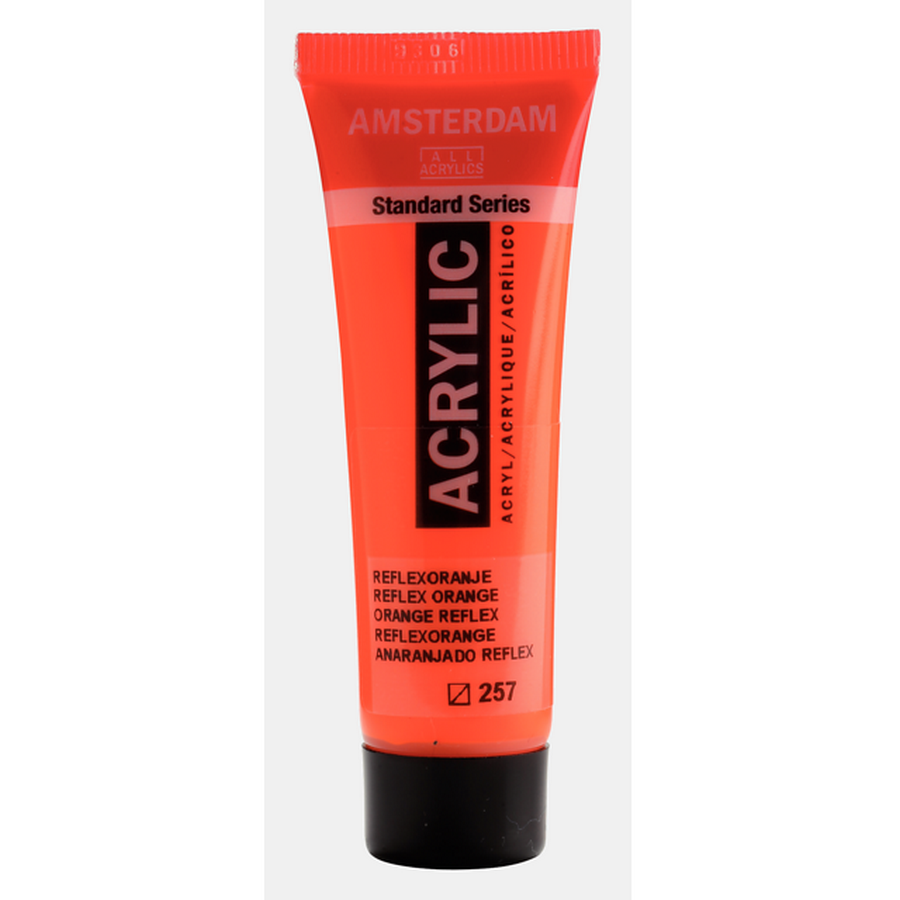 Краска акриловая Amsterdam туба 20мл №257 Оранжевый отражающий фото 1 — PalitraMastera