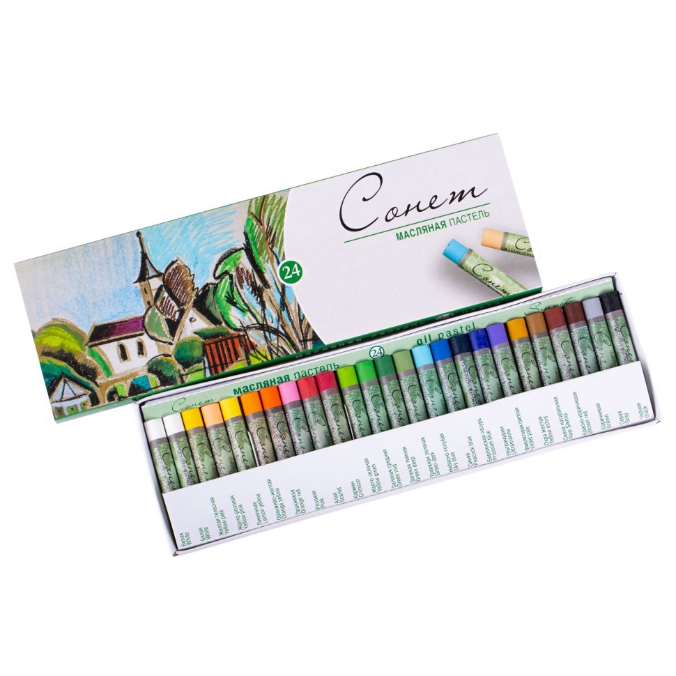 Пастель масляная "Сонет", 24 цвета фото 1 — PalitraMastera