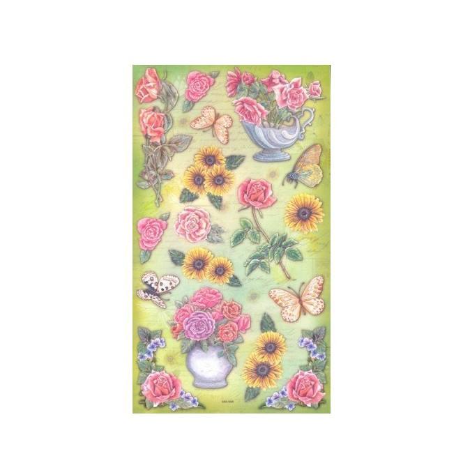 Наклейки &quot;Mr. Painter&quot; Тисненые с блестками 17х35 см 1 шт. EGS-03 &quot;Благородная красота&quot; АКЦИЯ!!! — PalitraMastera